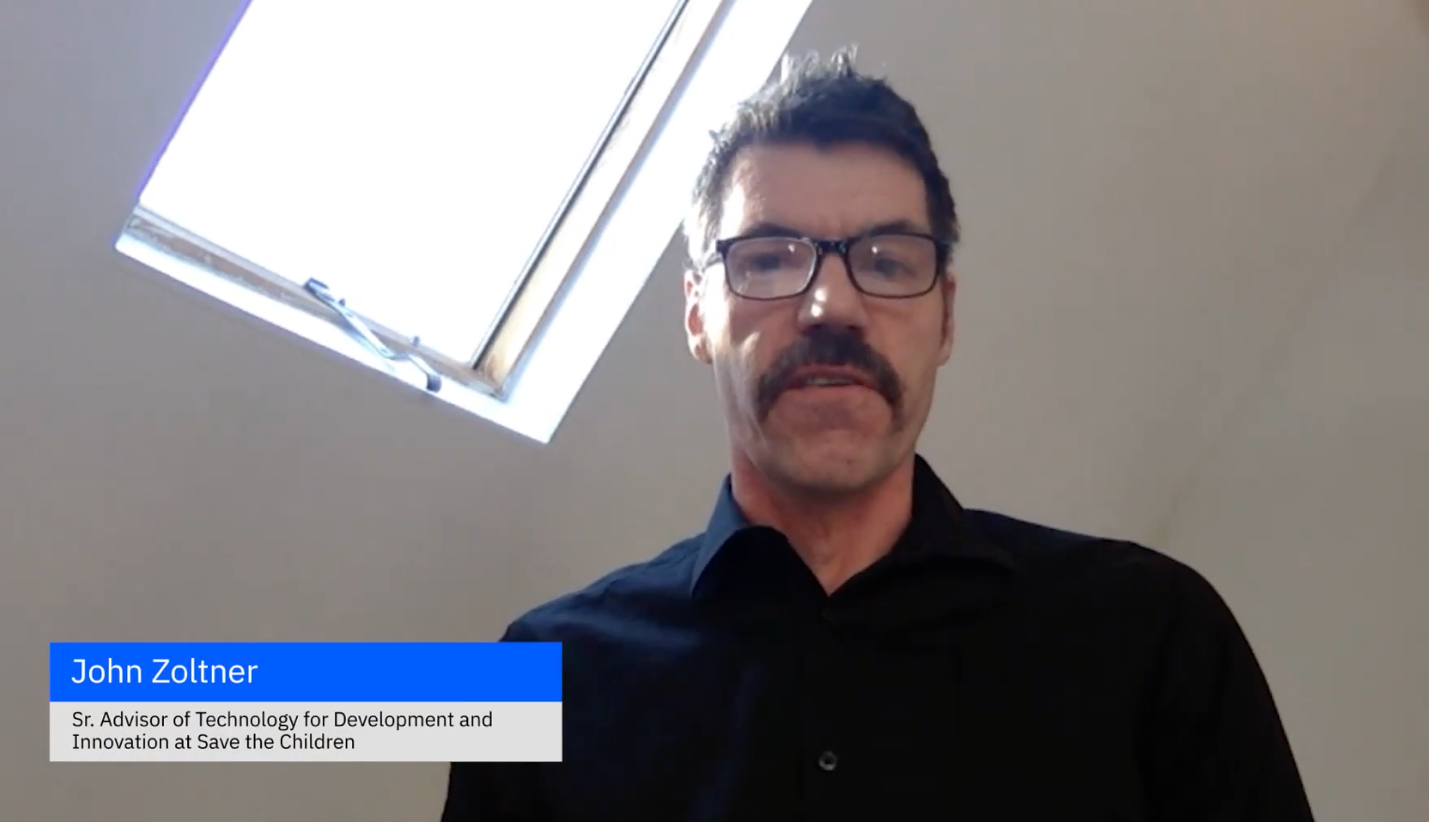 John Zoltner of Save the Children Talks Call for Code