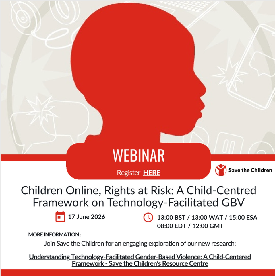 Children Online, Rights at Risk: A Child-Centered Framework on Technology-Facilitated GBV